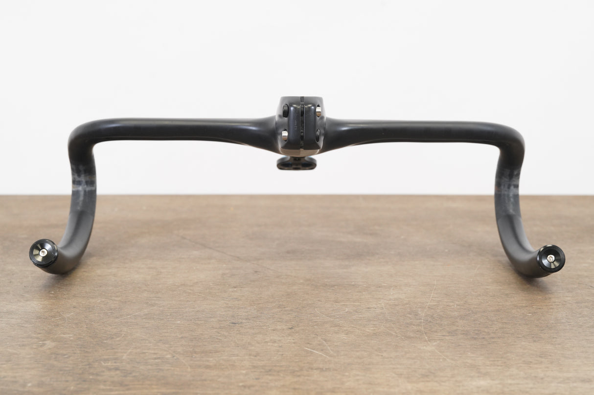 40cm 120mm -6 Degree Black Inc. Carbon Barstem Handlebar + Mount 1 1/8"