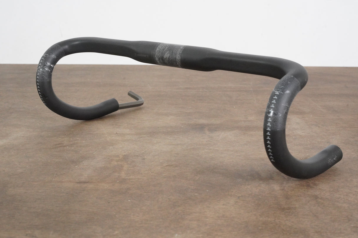 42cm Specialized S-WORKS Shallow Bend Carbon Compact Road Handlebar 31.8mm