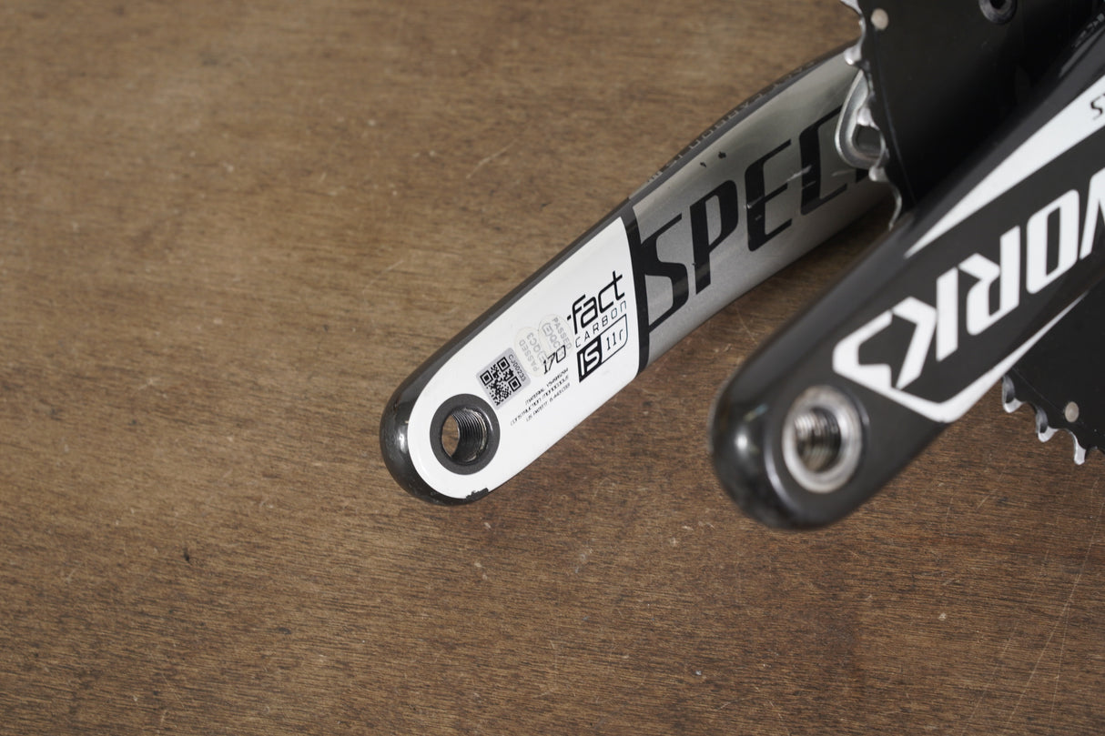 170mm 54/42T BB30 Specialized S-WORKS Quarq Power Meter Carbon Crankset