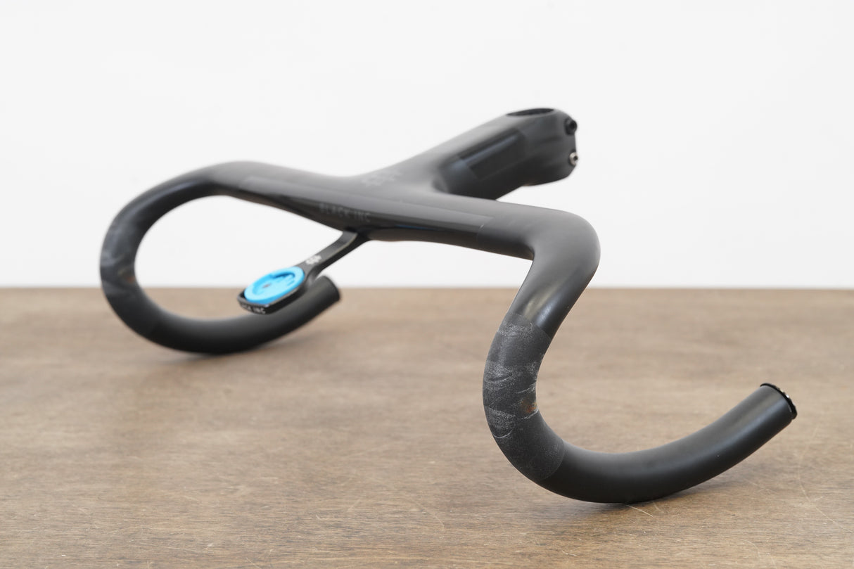 40cm 120mm -6 Degree Black Inc. Carbon Barstem Handlebar + Mount 1 1/8"