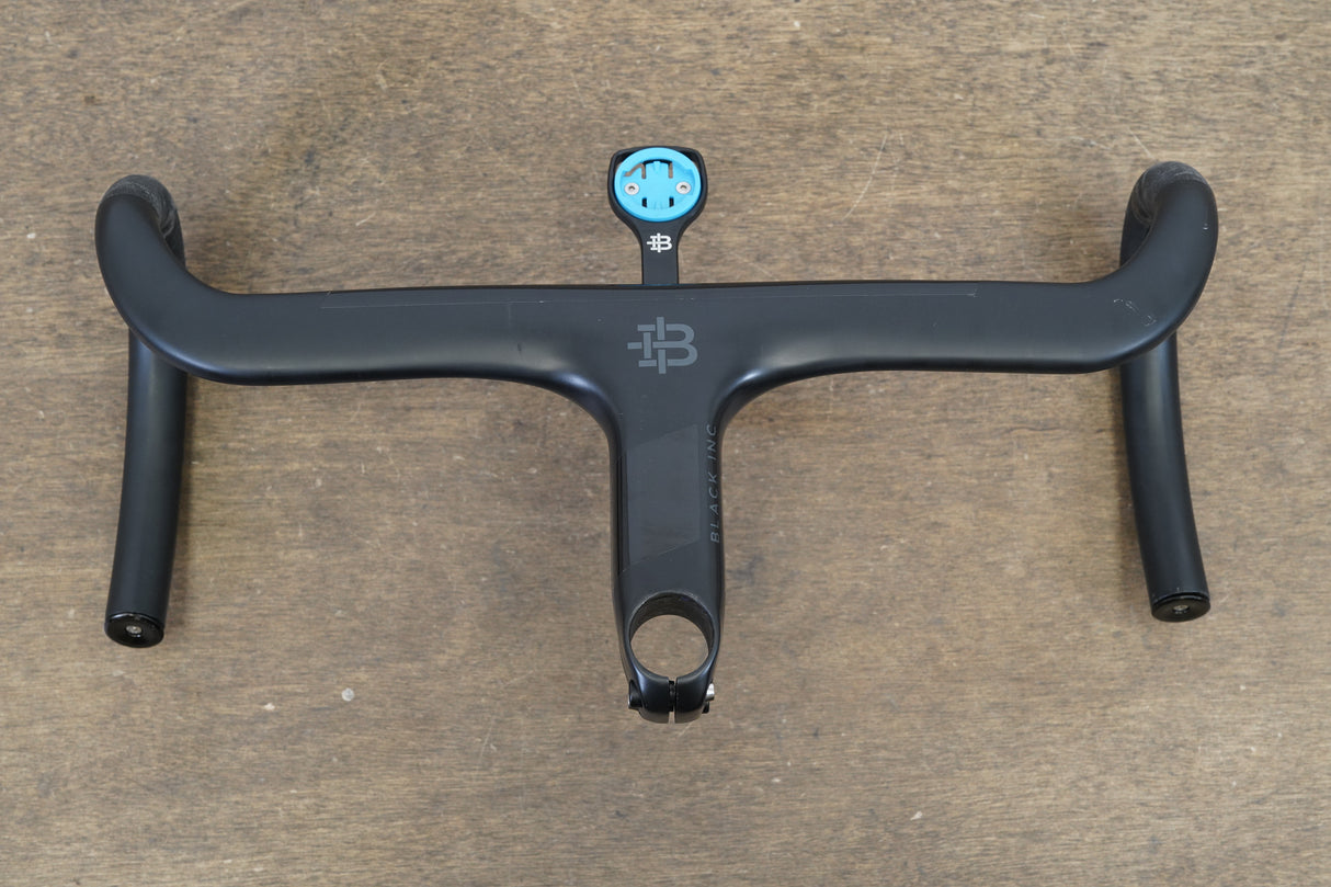 40cm 120mm -6 Degree Black Inc. Carbon Barstem Handlebar + Mount 1 1/8"