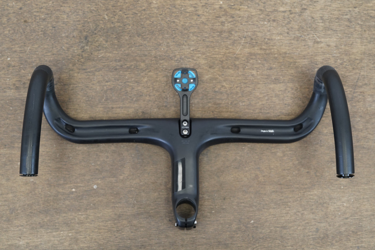 40cm 120mm -6 Degree Black Inc. Carbon Barstem Handlebar + Mount 1 1/8"