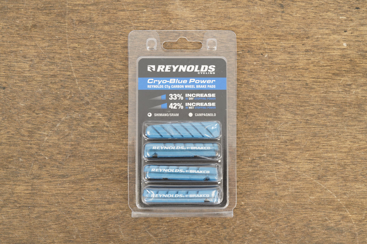 NEW Reynolds Cryo-Blue Power Carbon Rim Brake Pads Shimano/SRAM (2 pairs)