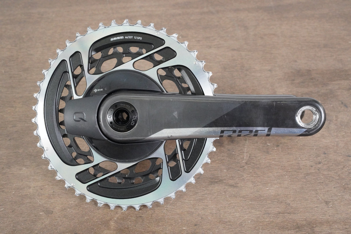 172.5mm 46/33T DUB SRAM Red AXS Quarq 12 Speed Power Meter Crankset