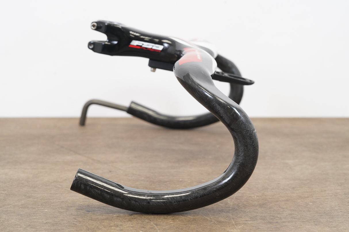 42cm 110mm FSA Plasma Integrated Carbon Barstem Handlebar + Mount1 1/8"