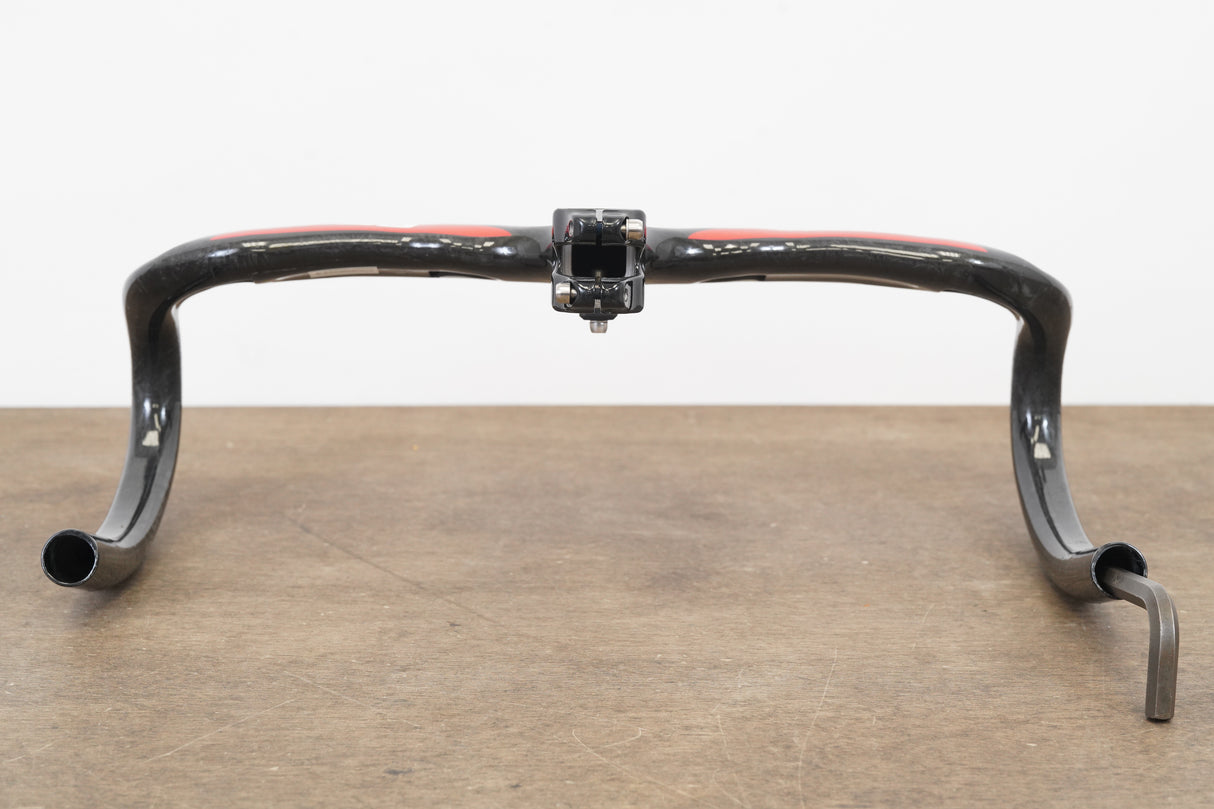 42cm 110mm FSA Plasma Integrated Carbon Barstem Handlebar + Mount1 1/8"