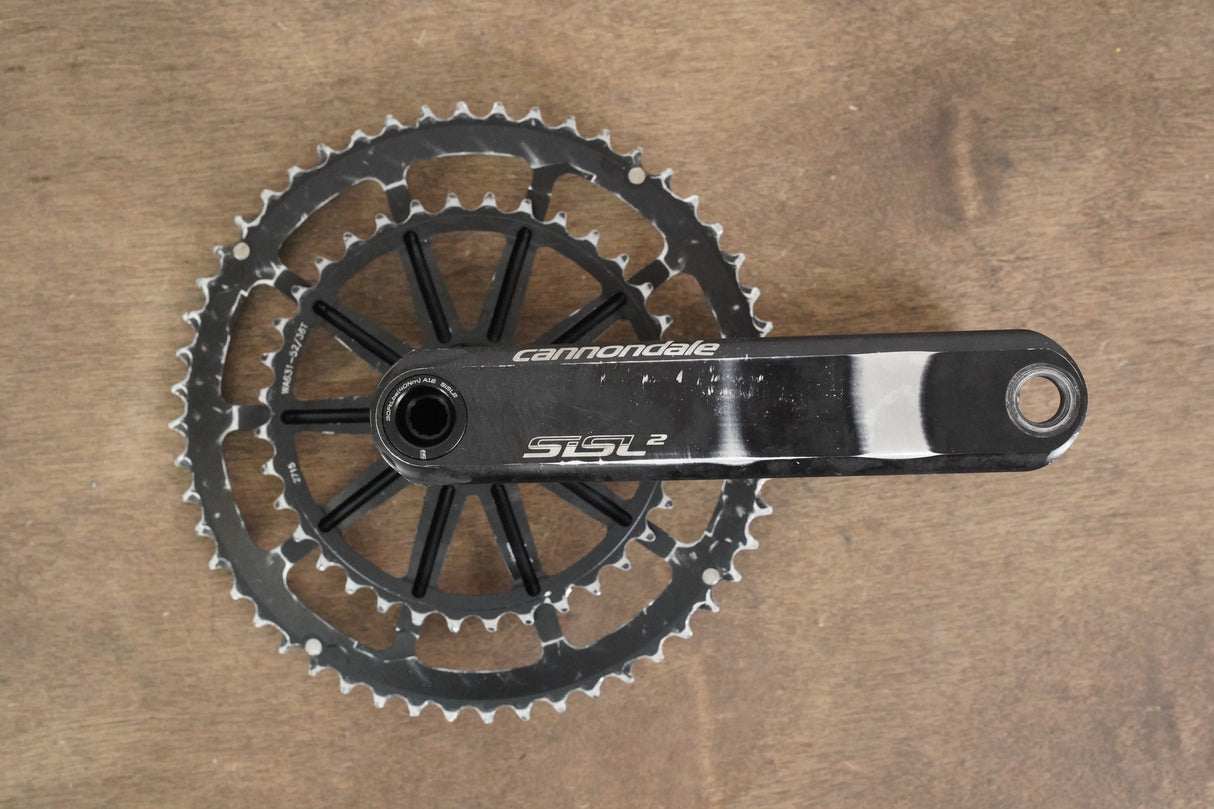 175mm 52/36T BB30 Cannondale SiSL2 Spidering Hollowgram Road Crankset