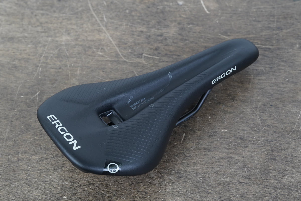 132mm Ergon SR Men Comp TiNox Rail Road Saddle 272g