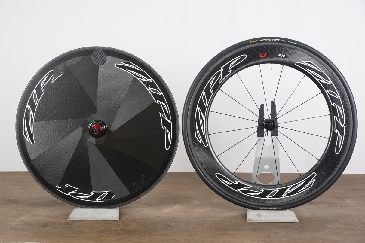 Zipp 808 Firecrest/900 Disc Carbon Tubular Rim Brake Wheelset Shimano/SRAM 11