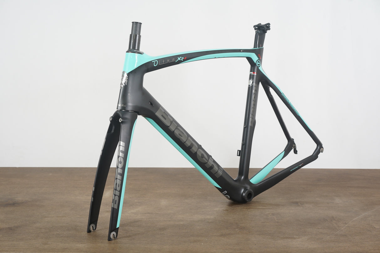 59cm Bianchi Oltre XR4 CV Carbon Aero Rim Brake Road Frameset