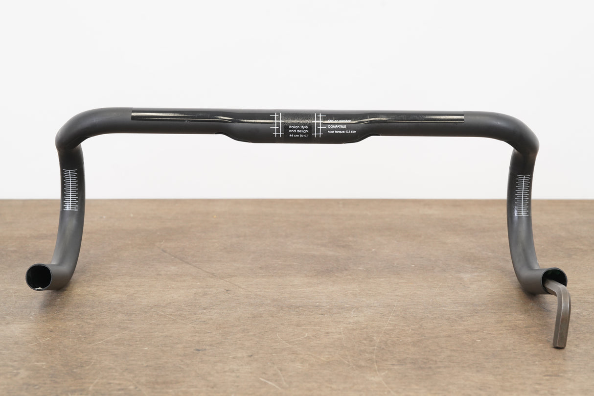 44cm 3T Tornova Team Stealth Carbon Traditional Bend Road Handlebar 31.8mm