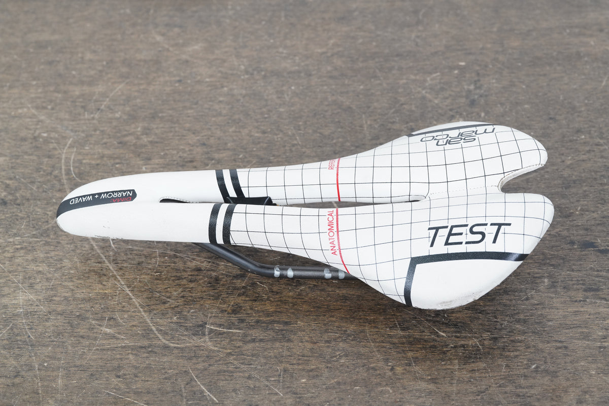 129mm Selle San Marco Aspide Titanium Rail Road Saddle 184g *Ex Test Saddle*