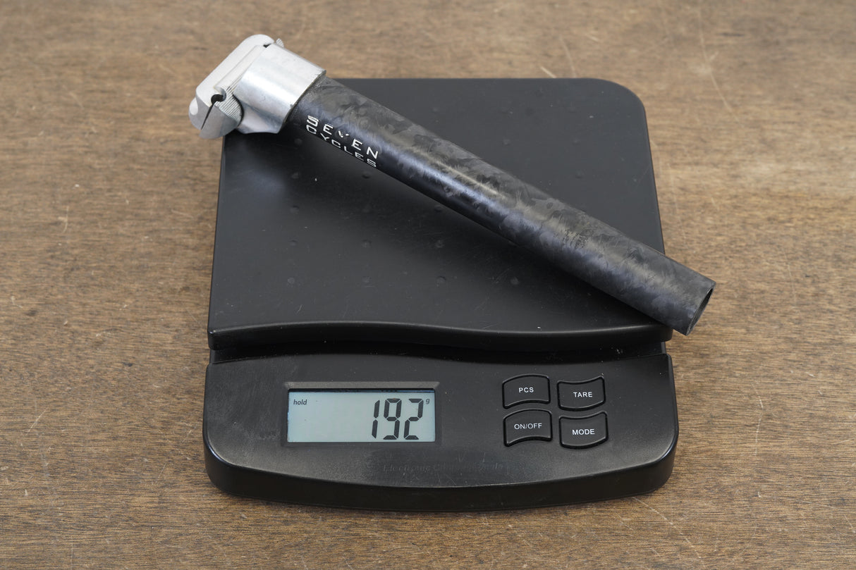 27.2mm Seven Cycles Carbon Alloy Setback Road Seatpost