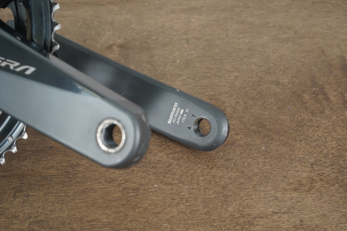 172.5mm 53/39T Shimano Ultegra FC-R8000 11 Speed Crankset 8000