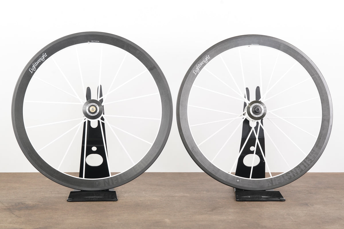 Lightweight Meilenstein Weiss Edition Carbon Clincher Rim Wheelset 11 Speed