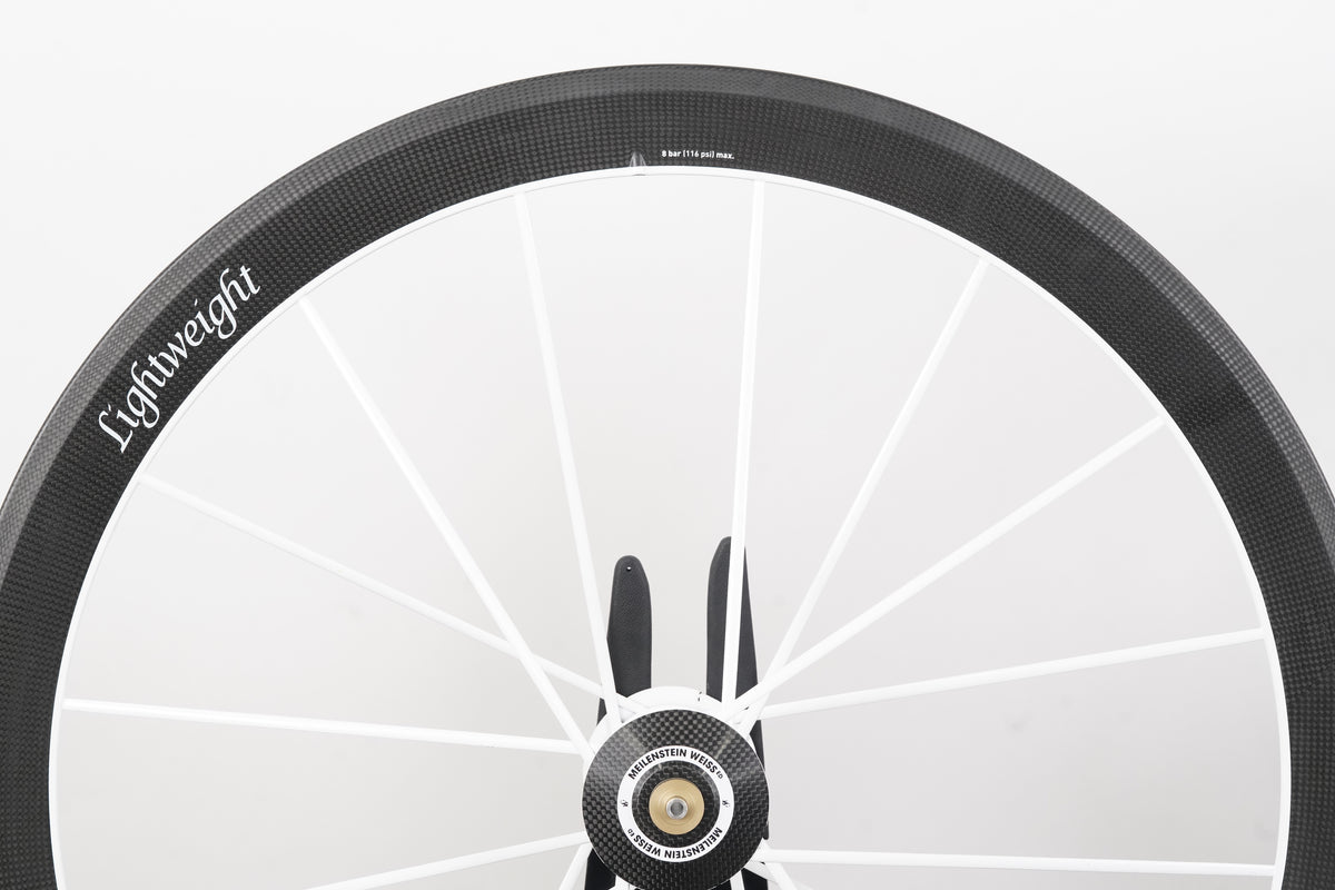 Lightweight Meilenstein Weiss Edition Carbon Clincher Rim Wheelset 11 Speed