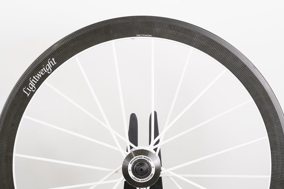 Lightweight Meilenstein Weiss Edition Carbon Clincher Rim Wheelset 11 Speed