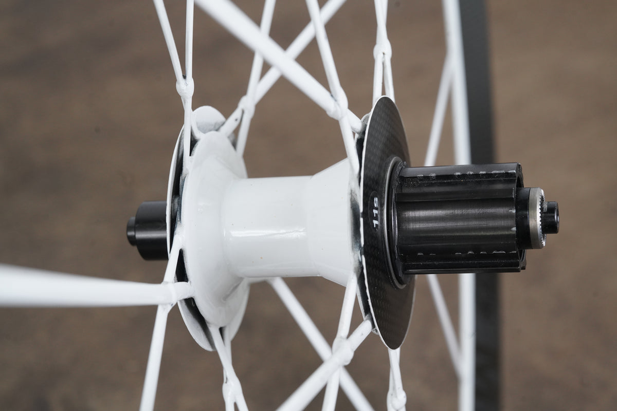 Lightweight Meilenstein Weiss Edition Carbon Clincher Rim Wheelset 11 Speed