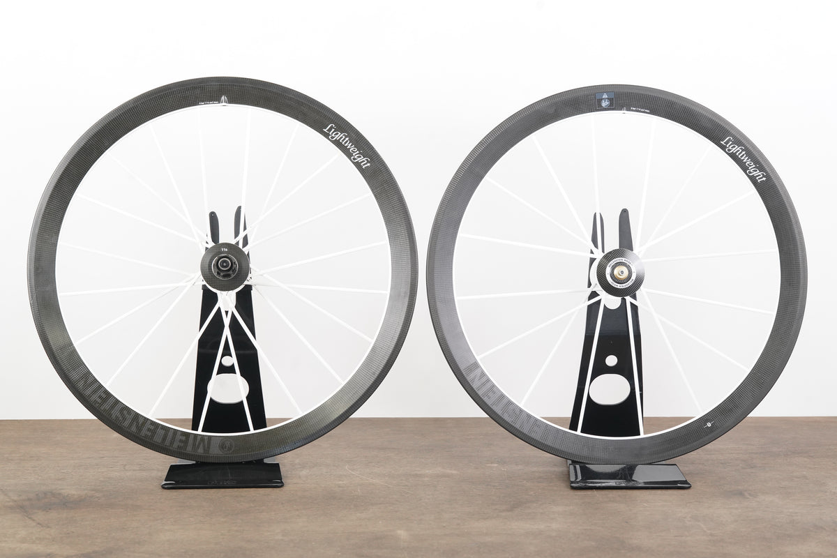 Lightweight Meilenstein Weiss Edition Carbon Clincher Rim Wheelset 11 Speed