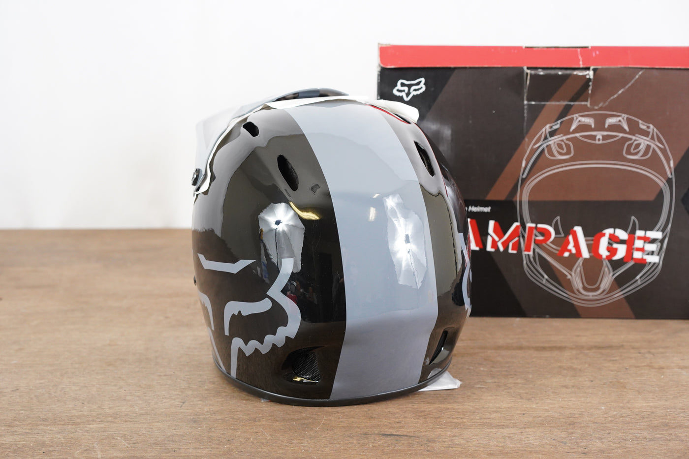 Large (L) Fox Rampage Racing Downhill Mountain Bike MTB Helmet
