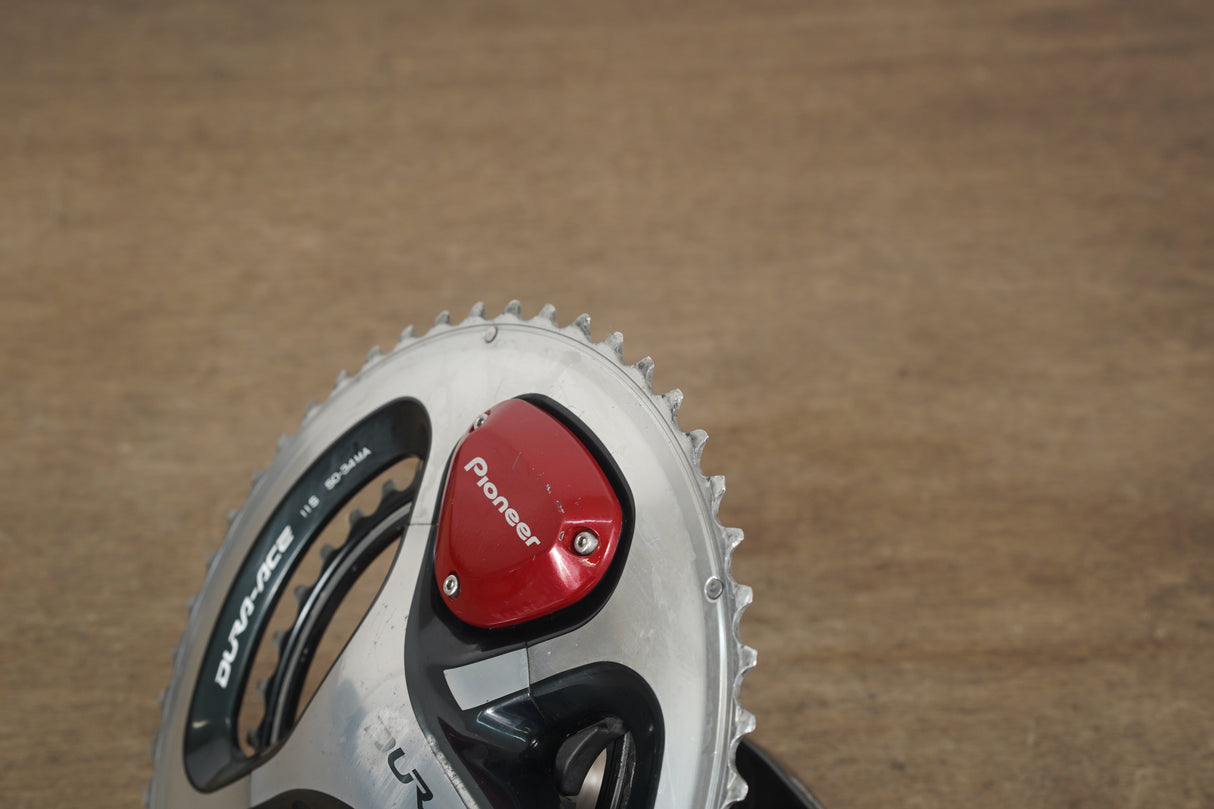 172.5mm 50/34T Shimano Dura Ace FC-9000 Pioneer Dual Power Meter Crankset