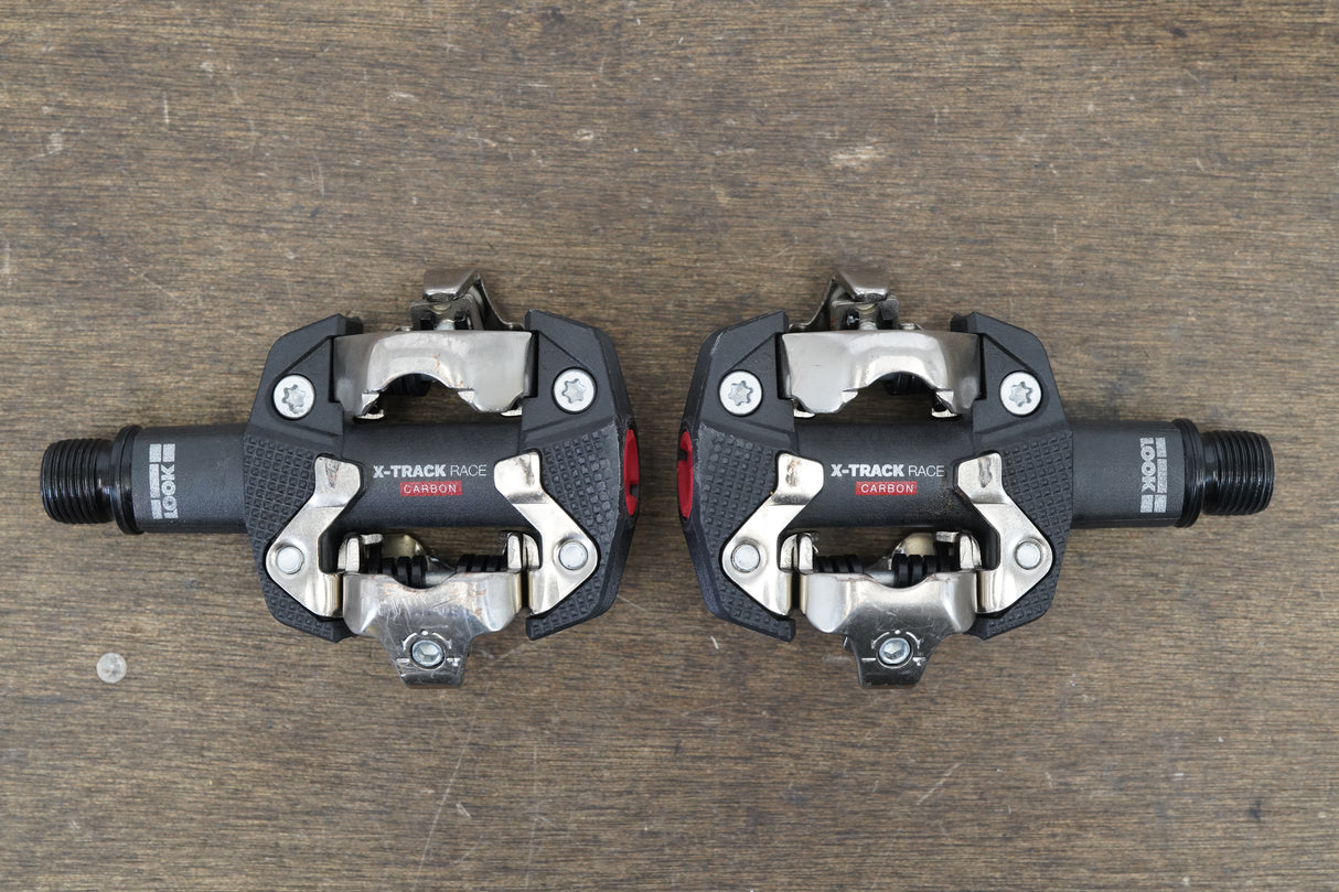 LOOK X-Track Race SPD Carbon Clipless CX Road MTB Pedals 350g