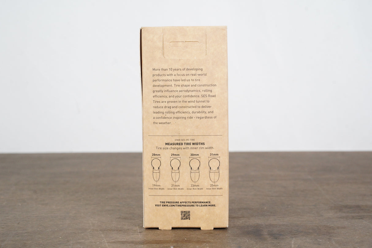 (1) NEW 700x29C 29mm ENVE SES Tubeless Clincher Road Tire