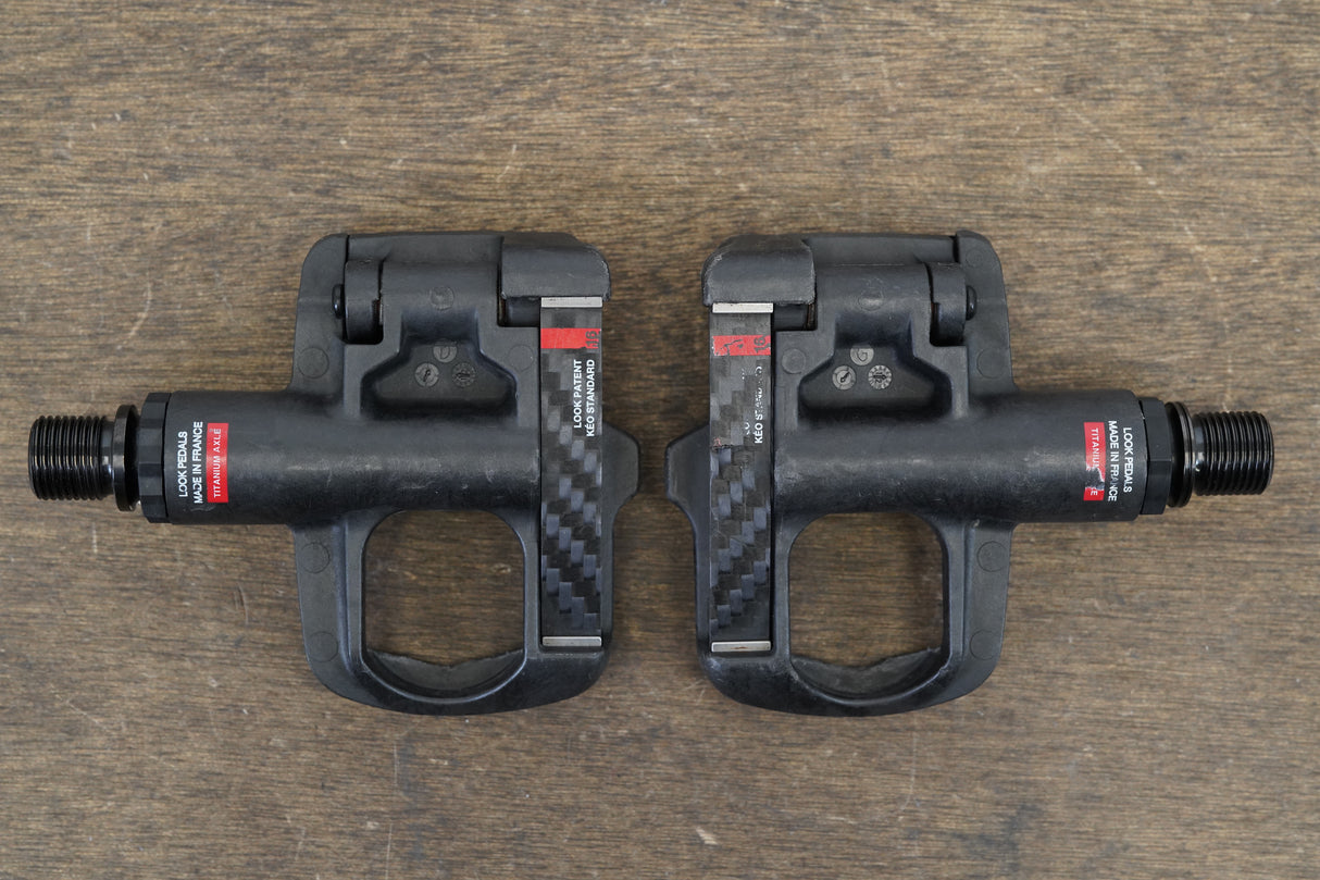 LOOK Keo Blade Carbon Titanium Long Body Clipless Road Pedals 188g