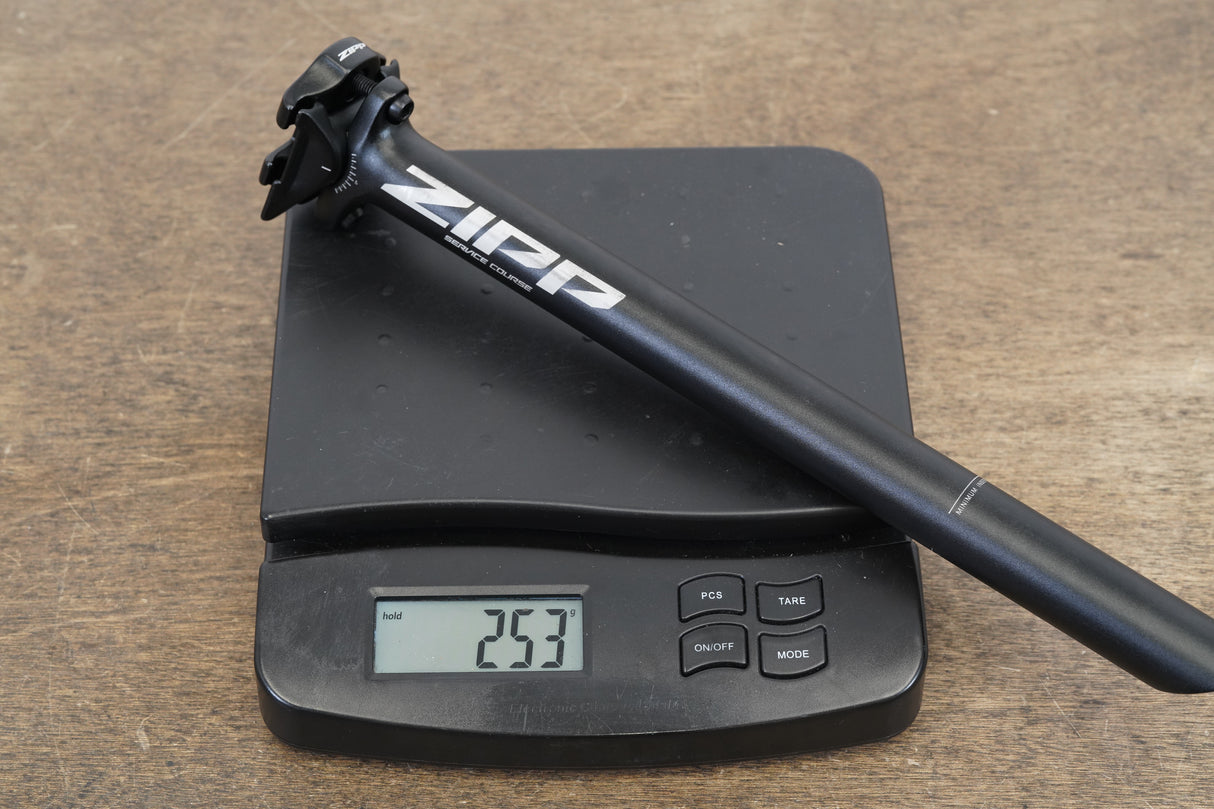 27.2mm Zipp Service Course Alloy 0 Setback Road Seatpost 253g