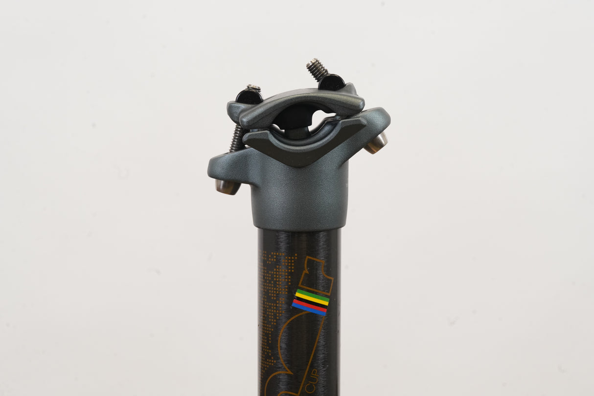 30.9mm Truvative Noir World Cup Carbon Alloy 0 Setback Seatpost 257g