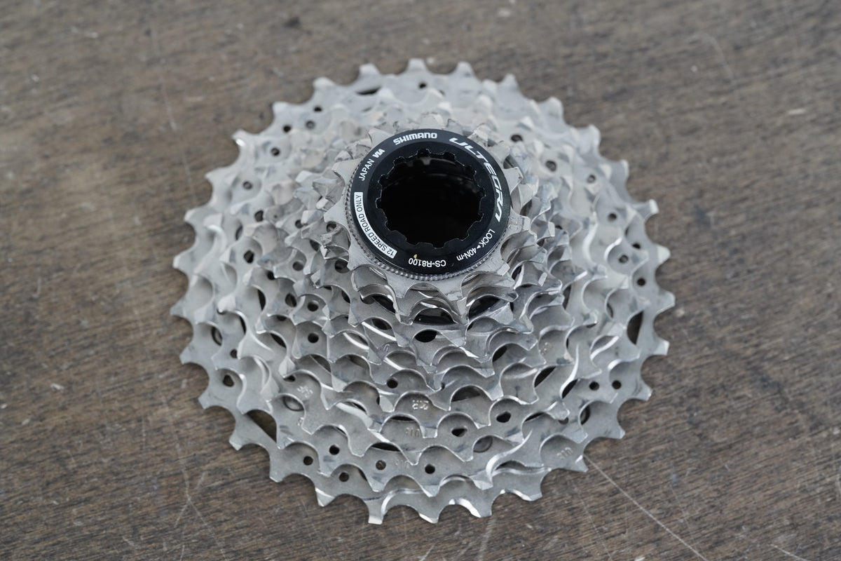 11-30T Shimano Ultegra CS-R8100 12 Speed Cassette 284g 8100