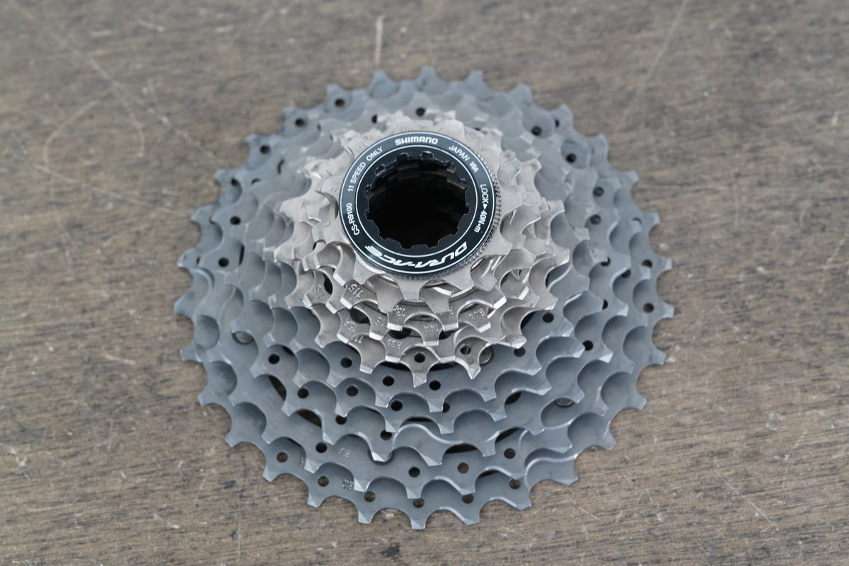 11-30T Shimano Dura-Ace CS-R9100 11 Speed Road Cassette 206g 9100