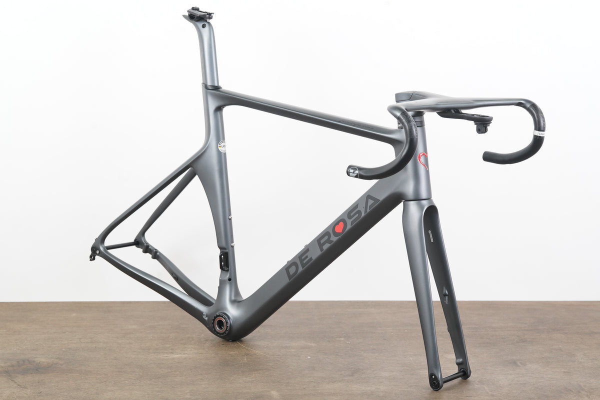 2023 54cm De Rosa SK Pininfarina Carbon Disc Brake Road Frameset + Cockpit