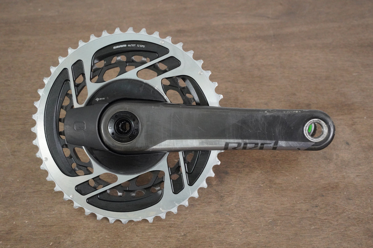 172.5mm 46/33T DUB SRAM Red AXS Quarq 12 Speed Power Meter Crankset
