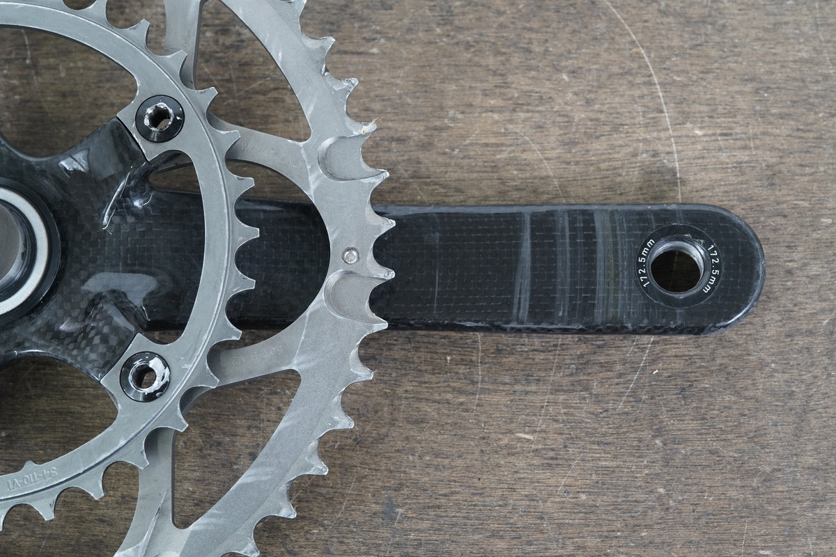 DS 172.5mm 50/34T GXP SRAM Force 10 Speed Carbon Road Crank Arm 466g