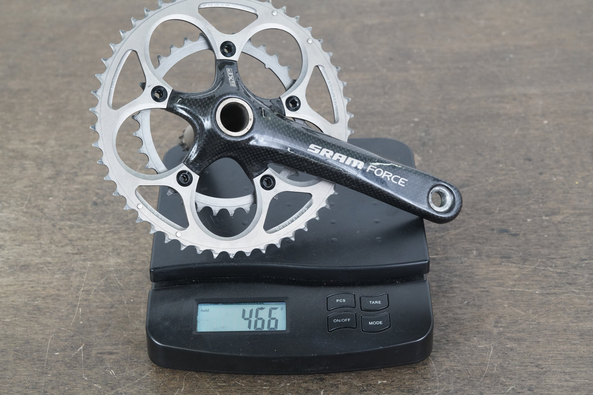 DS 172.5mm 50/34T GXP SRAM Force 10 Speed Carbon Road Crank Arm 466g