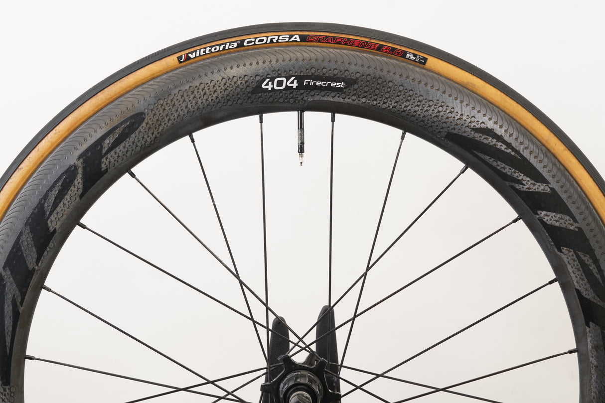Zipp 404 Firecrest 77/177 Wavy Carbon Clincher Rim Brake Wheelset 11 Speed