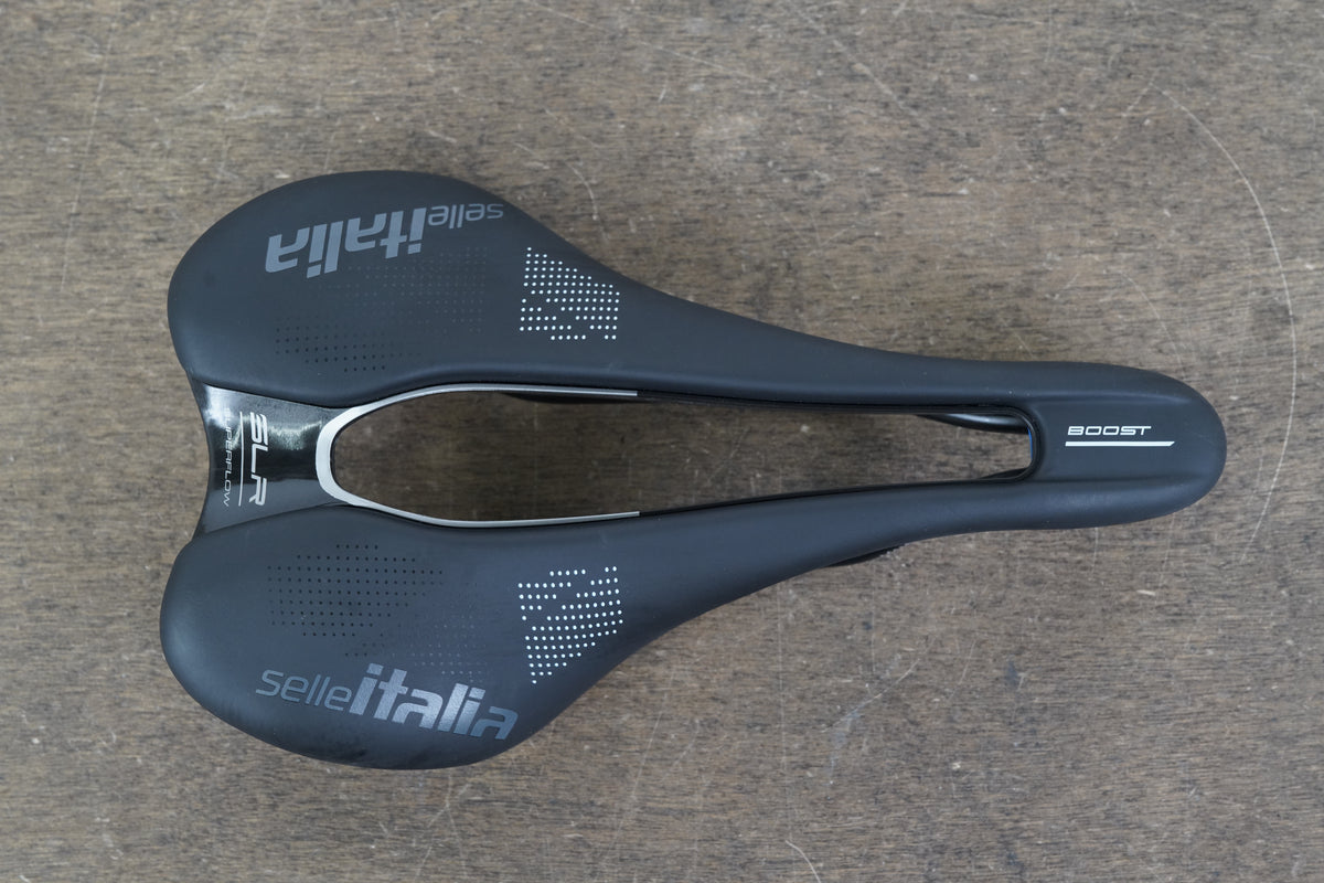145mm Selle Italia SLR Superflow Boost Manganese Rail Road Saddle 229g