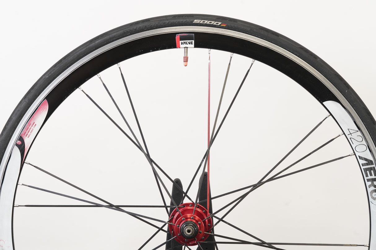 American Classic Series 3 420 Aero Alloy Clincher Rim Brake Road Wheelset 10 Speed