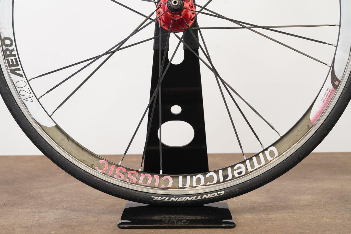American Classic Series 3 420 Aero Alloy Clincher Rim Brake Road Wheelset 10 Speed