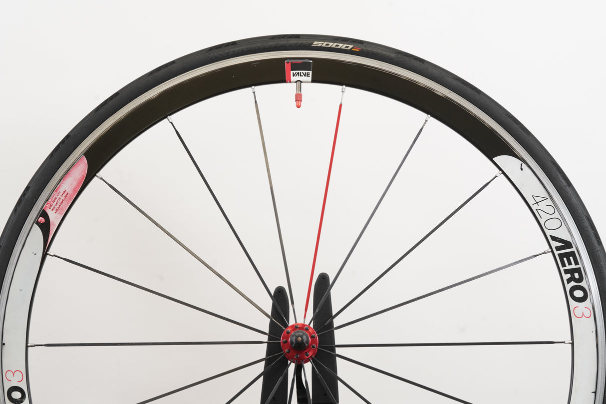 American Classic Series 3 420 Aero Alloy Clincher Rim Brake Road Wheelset 10 Speed