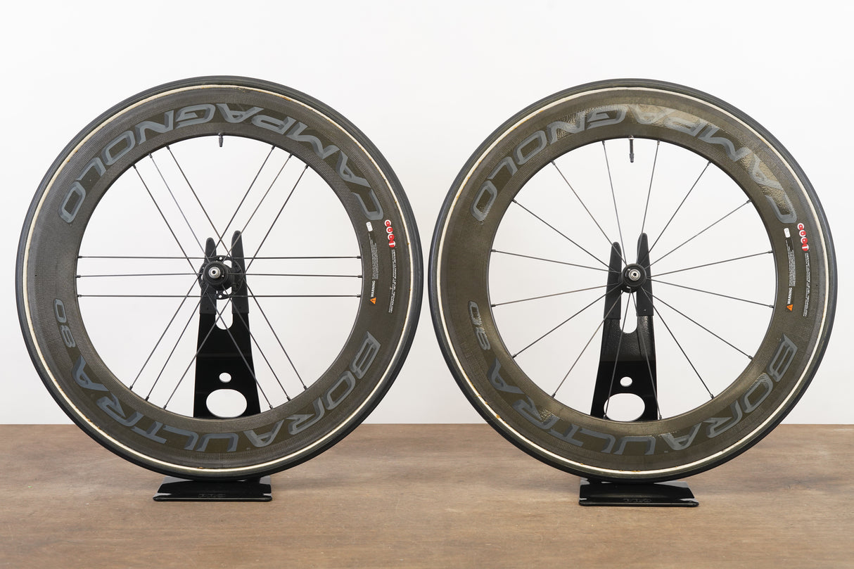 Campagnolo Bora Ultra 80 Carbon Tubular Rim Brake Wheelset Shimano/SRAM 11 speed