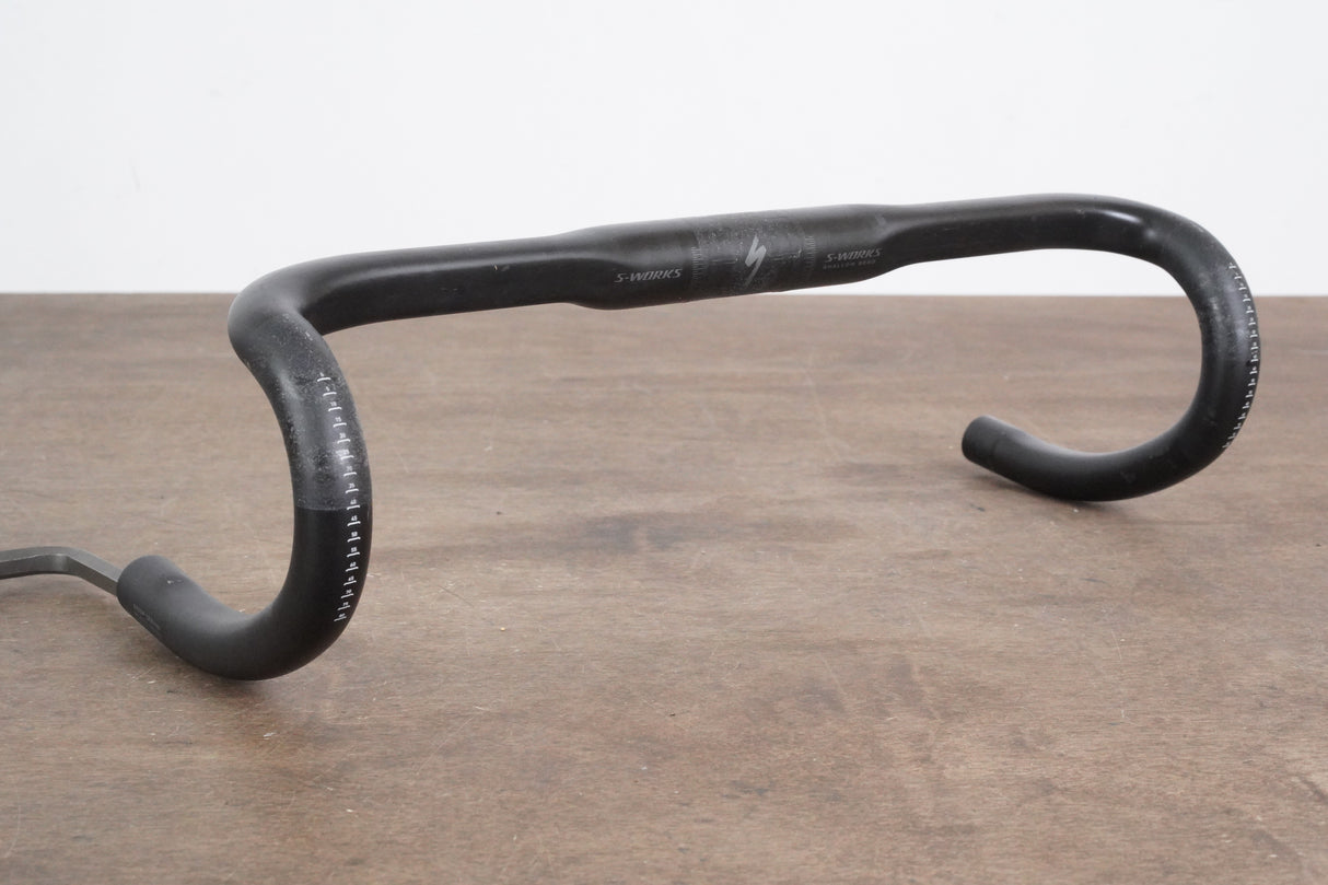 42cm Specialized S-WORKS Shallow Bend Carbon Compact Road Handlebar 31.8mm