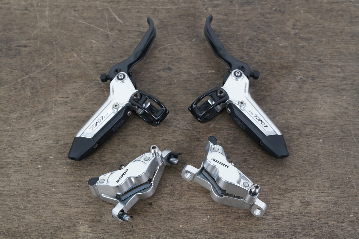 SRAM Level Ultimate Stealth 4-Piston Disc Brake Calipers + Levers MTB