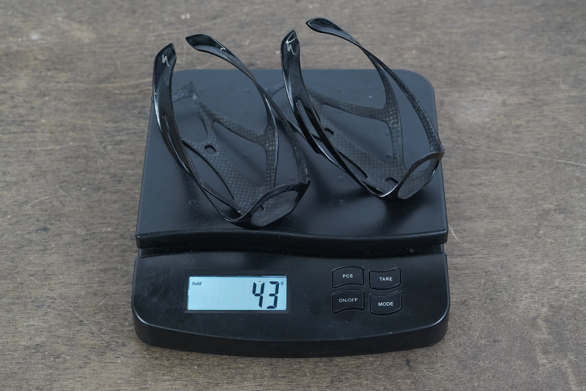(2) Specialized S-WORKS Rib Cage III Carbon Water Bottle Cages 43g