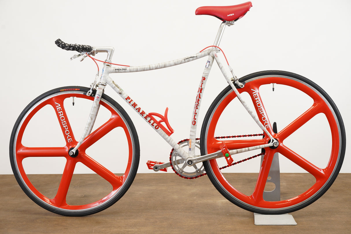 54cm Pinarello Prologo Pista Steel Single Speed Vintage TT Track Bike
