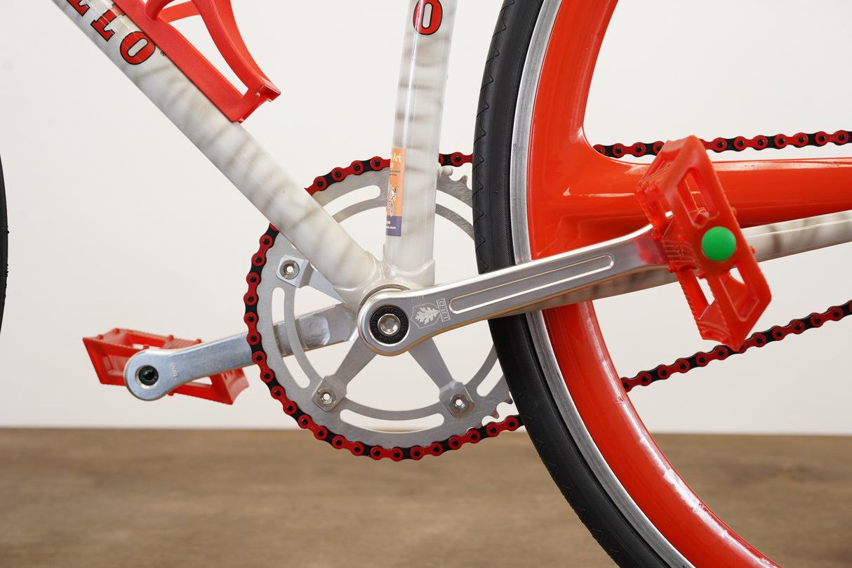 54cm Pinarello Prologo Pista Steel Single Speed Vintage TT Track Bike