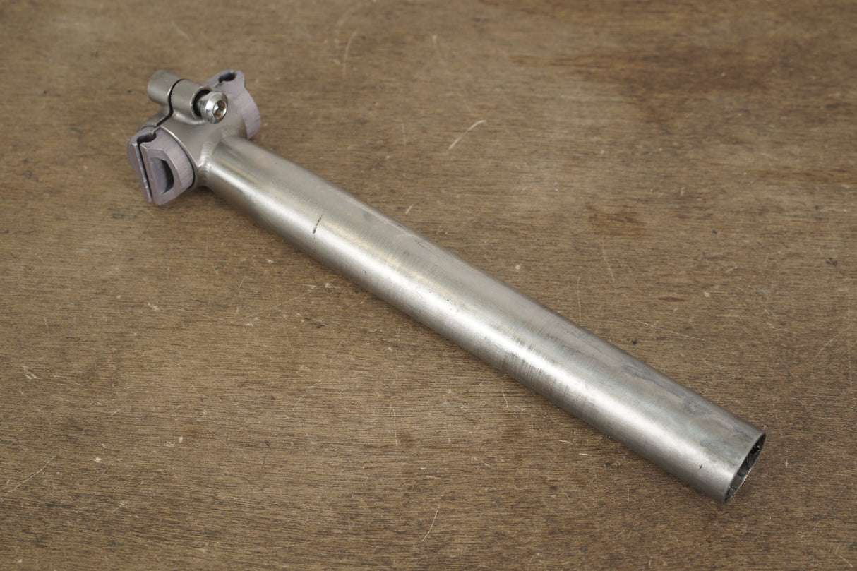 27.2mm Titanium 0 Setback Road Seatpost