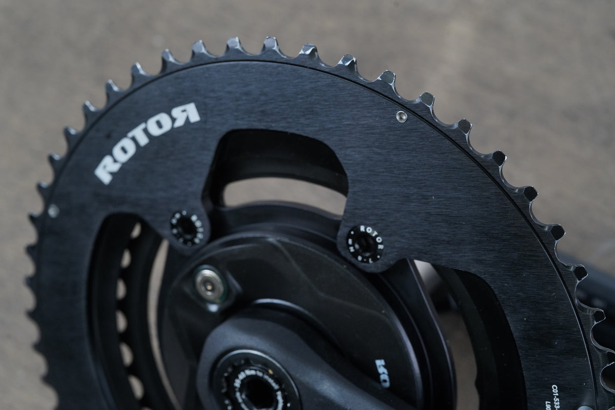 172.5mm 52/36T Rotor Vegast INspider Power Meter Road Crankset + Charger 846g