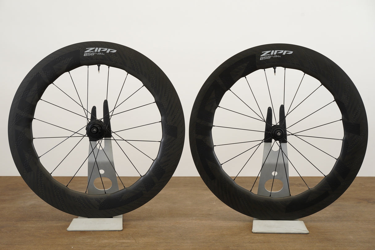 Zipp 858 NSW Cognition Carbon Tubeless Clincher Disc Brake Wheelset 11 Speed